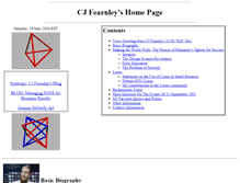 Tablet Screenshot of cjfearnley.com